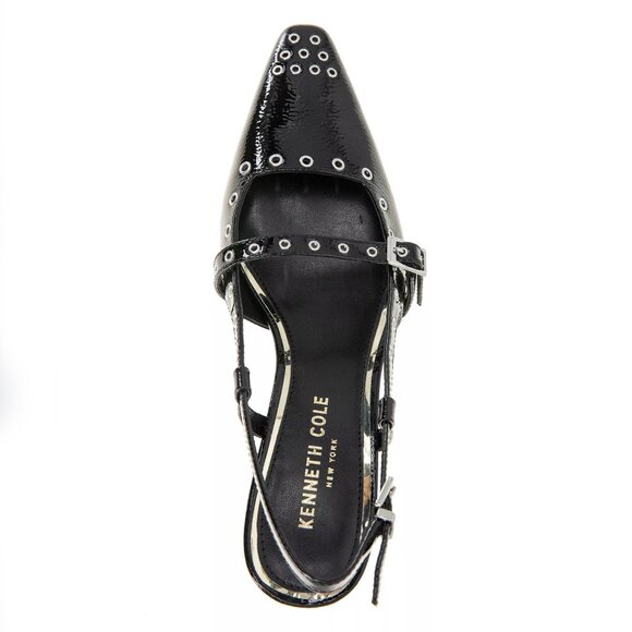 Kenneth Cole New York Women's Martha Eyelet Kitten Heel Pumps - Picture 1 of 8